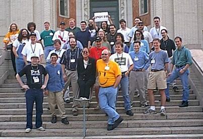 Group photo of #perl IRC members
