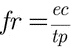 flood ratio equation