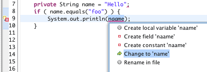 syntax help from the IDE