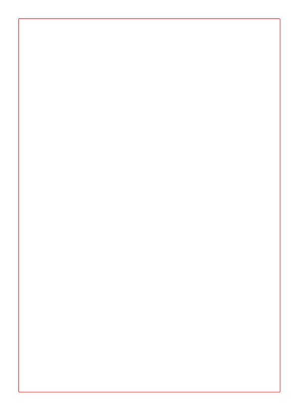blank with cut lines